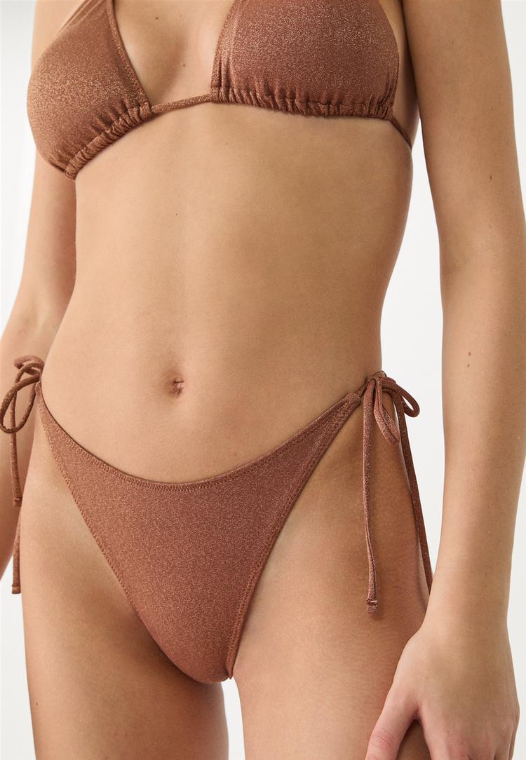 braguita bikini hilo metalizado