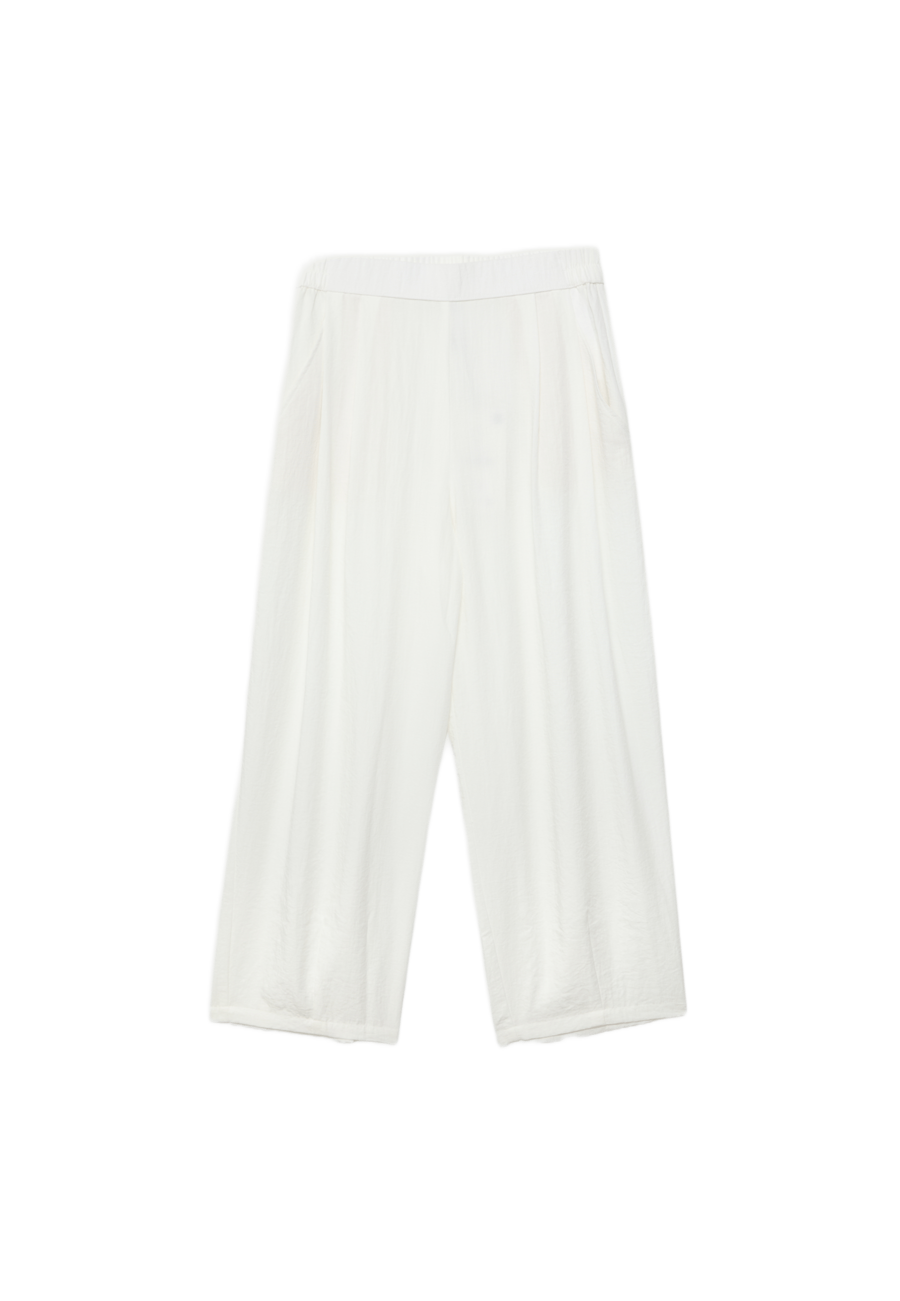 Dökümlü barrel pantolon - Görsel 9