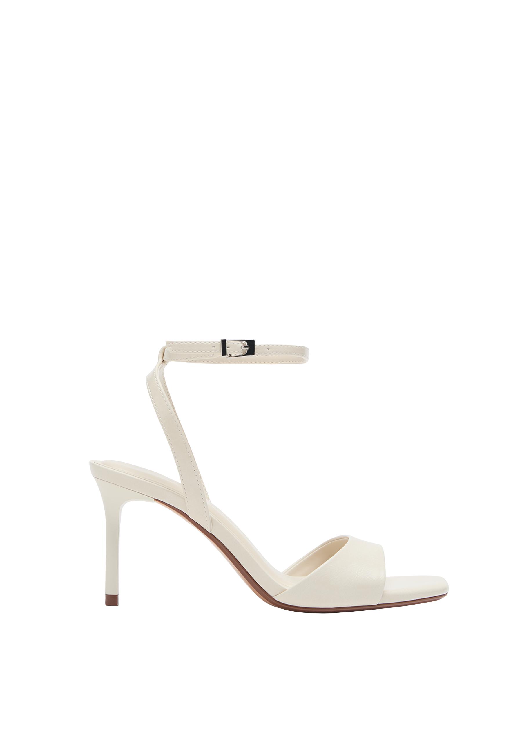 Stiletto heel sandals — ECRU
