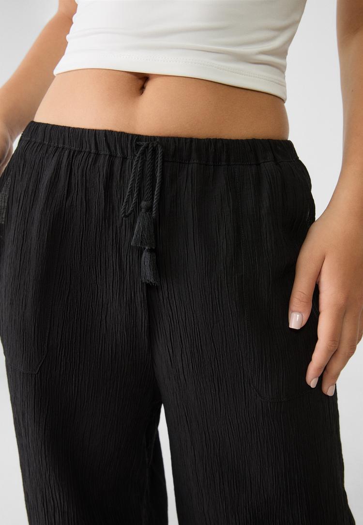 pantalon culotte fluido