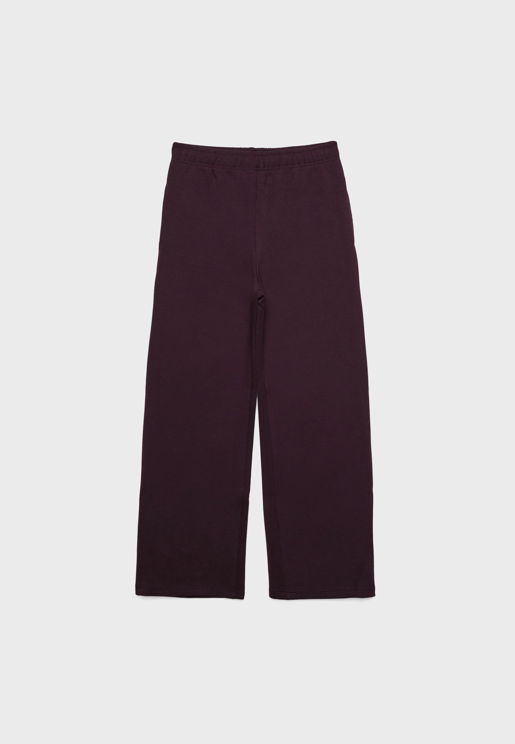 Wide-leg jogger trousers — Purple