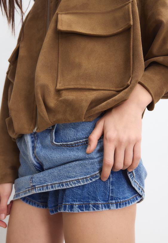 d62 falda pantalon denim