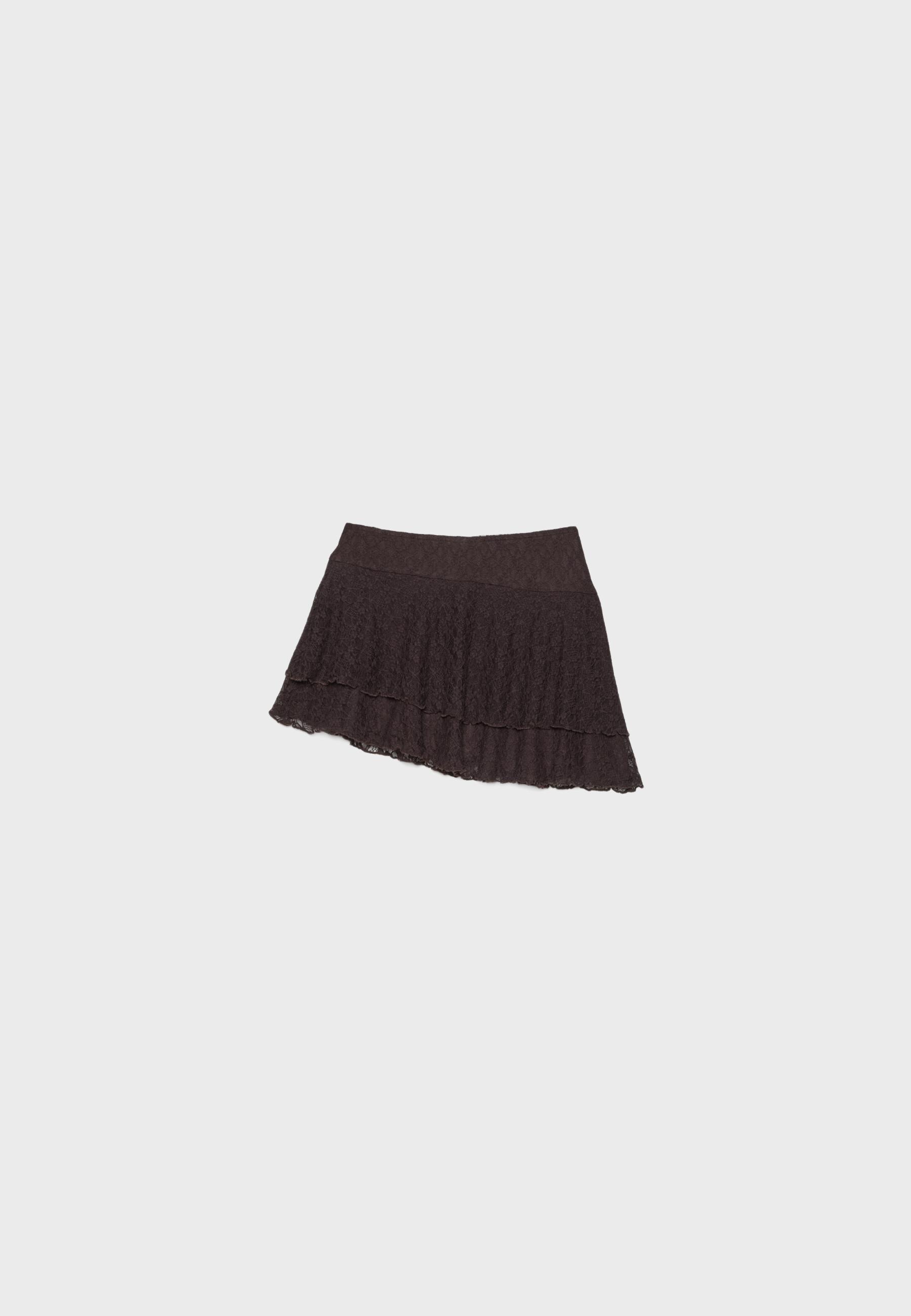 Lace mini skort