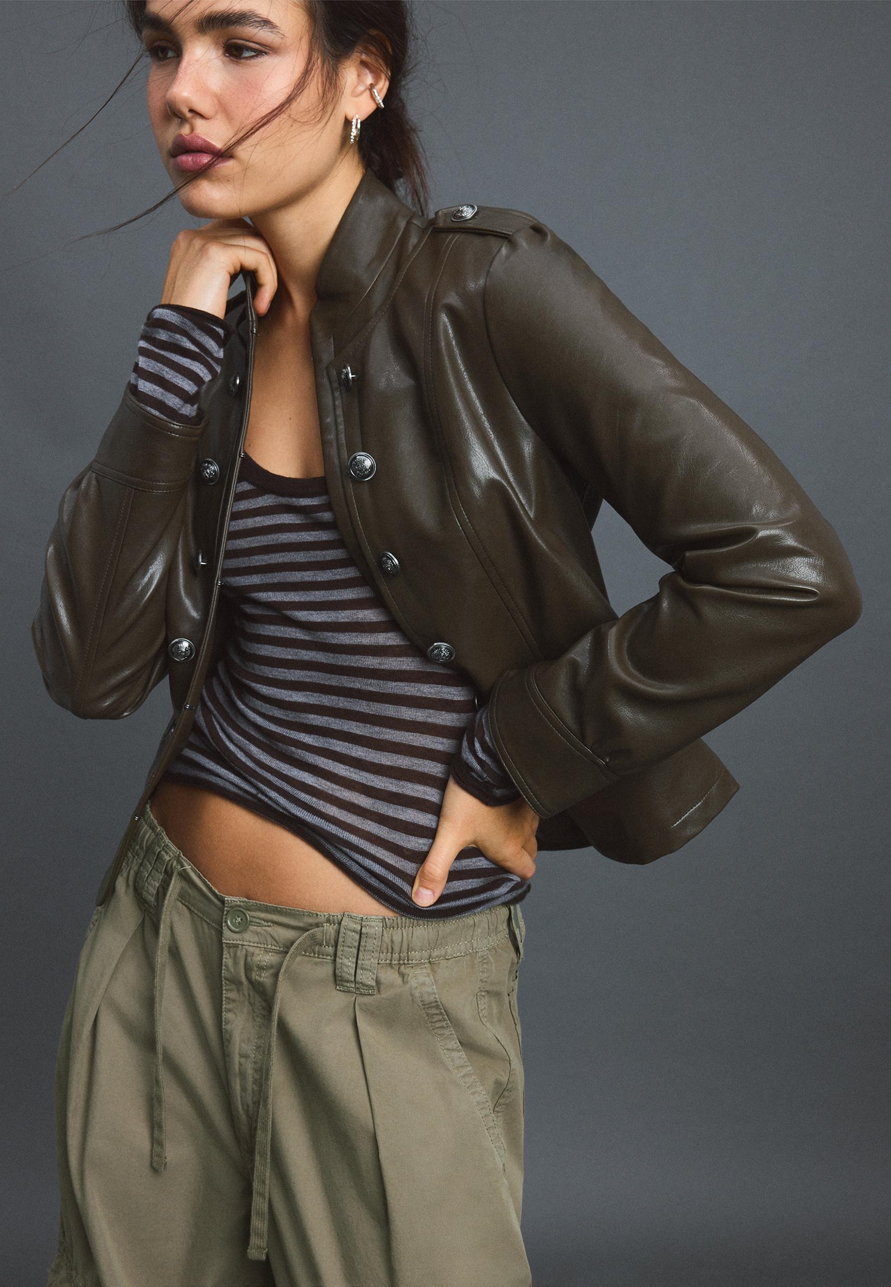Stradivarius Stoperli poplin pantolon