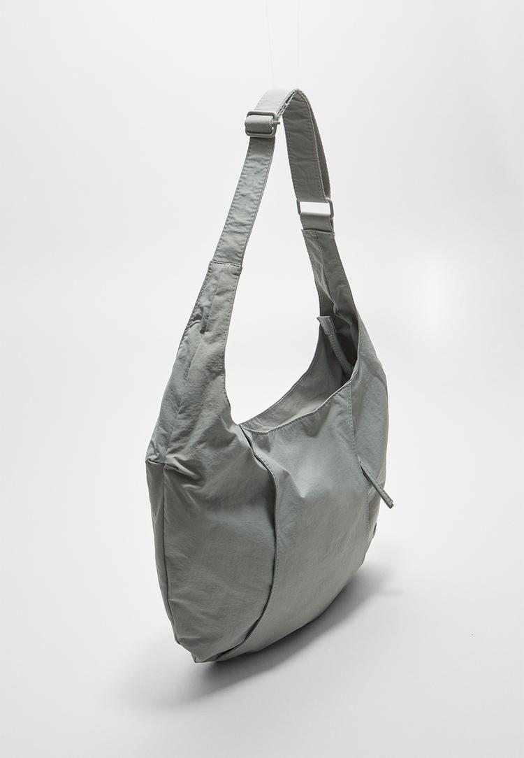 fabric moon shoulder bag