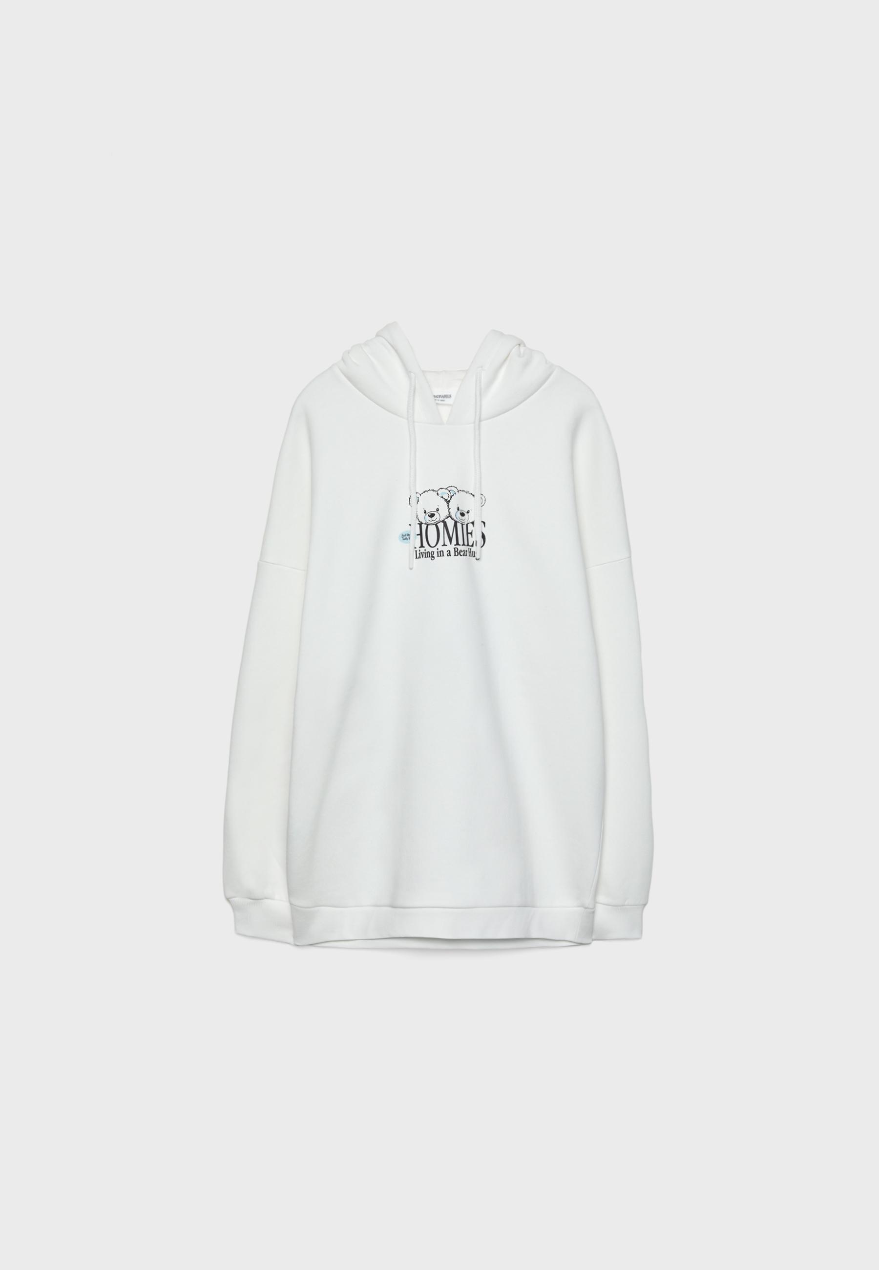 Printed hoodie - Women's fashion | Stradivarius Worldwide