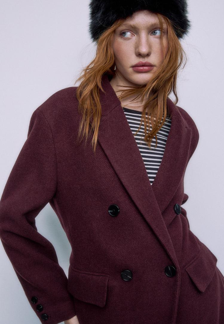 sobretudo comprido oversize