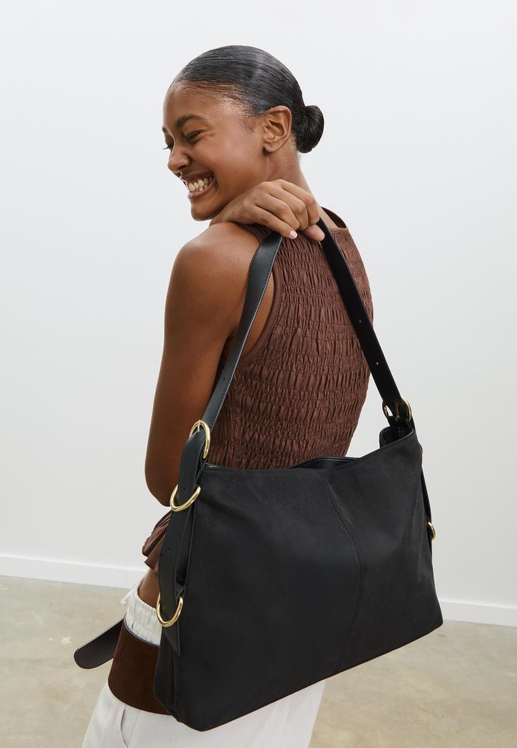 bolso hombro anillas