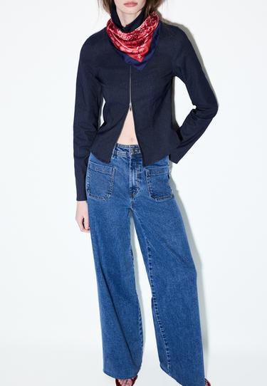 Cepli straight fit jean - Görsel 7