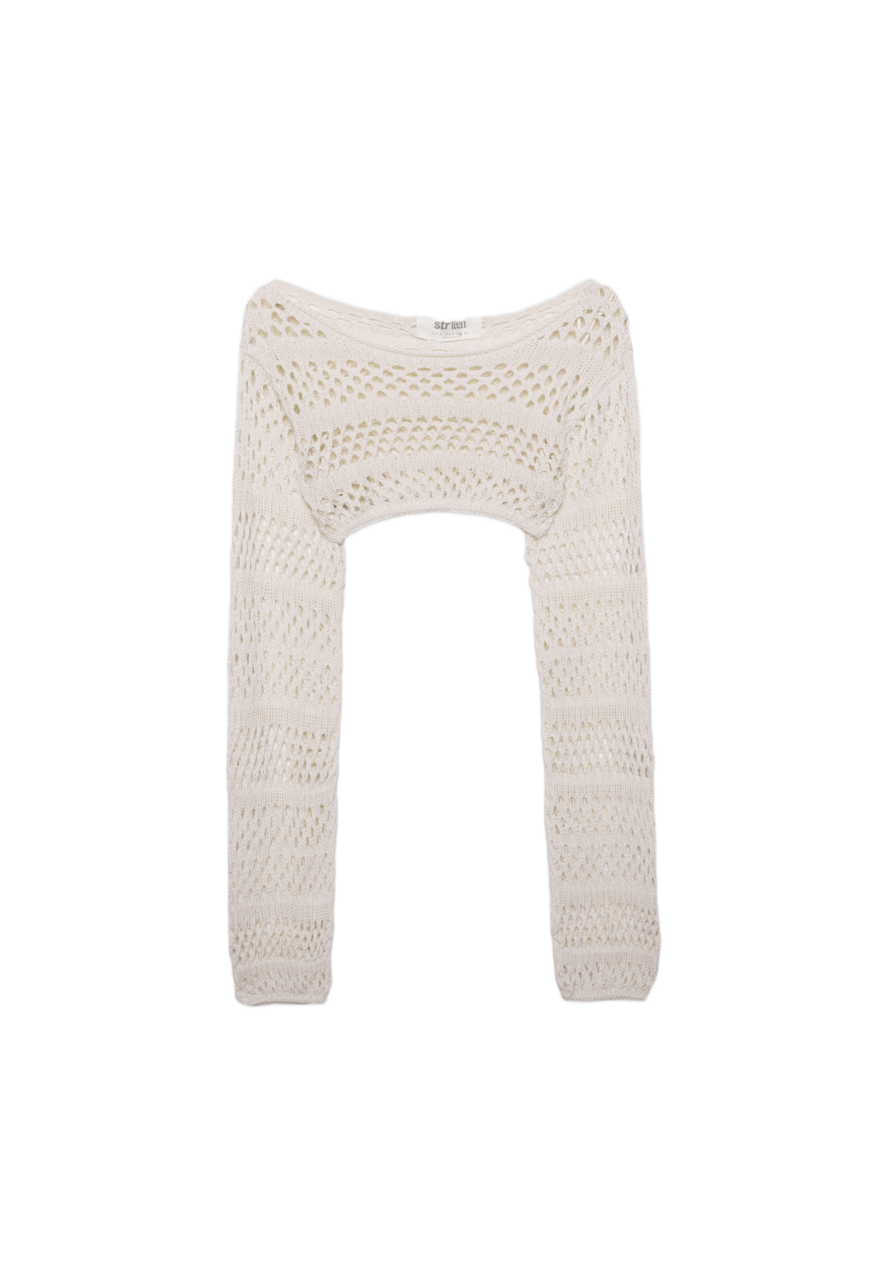 Knit bolero — Ecru