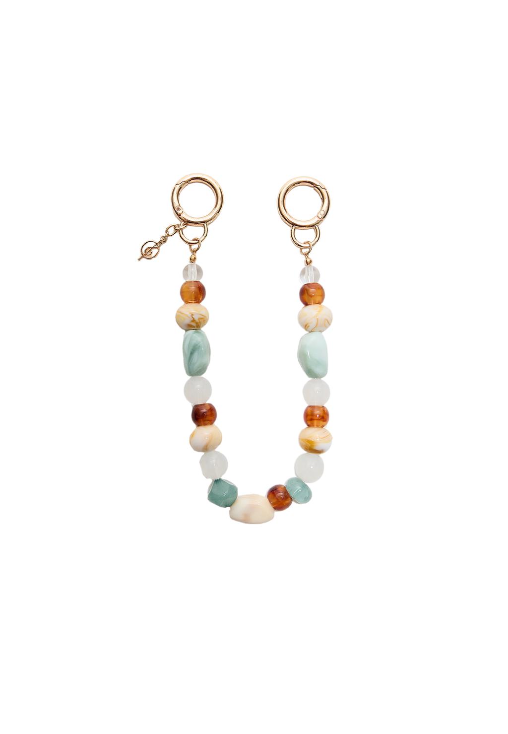 Llavero charm abalorios