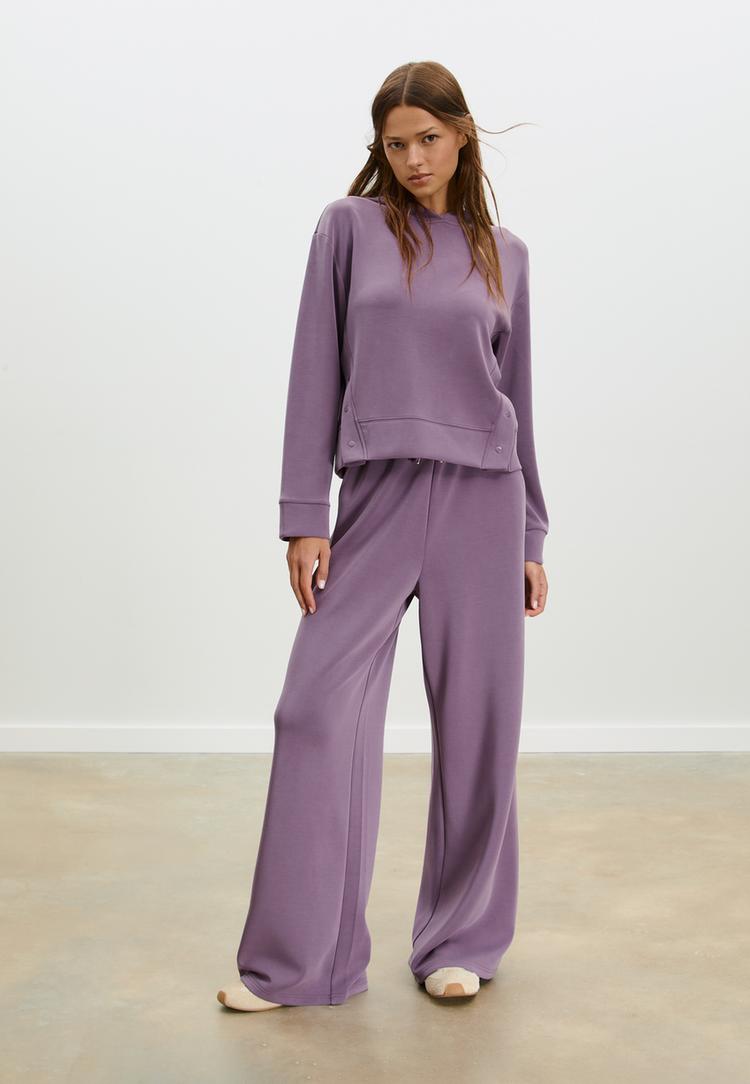 Stradivarius Pantaloni Palazzo Fini Mov L