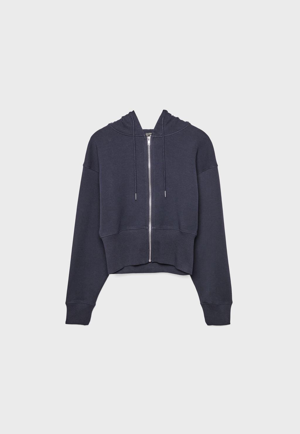 Sudadera capucha cremallera