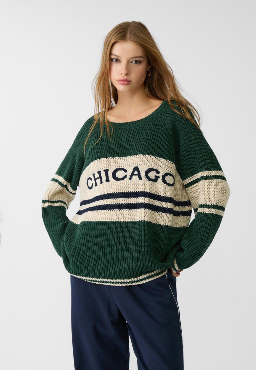 Maglia oversize a righe da donna