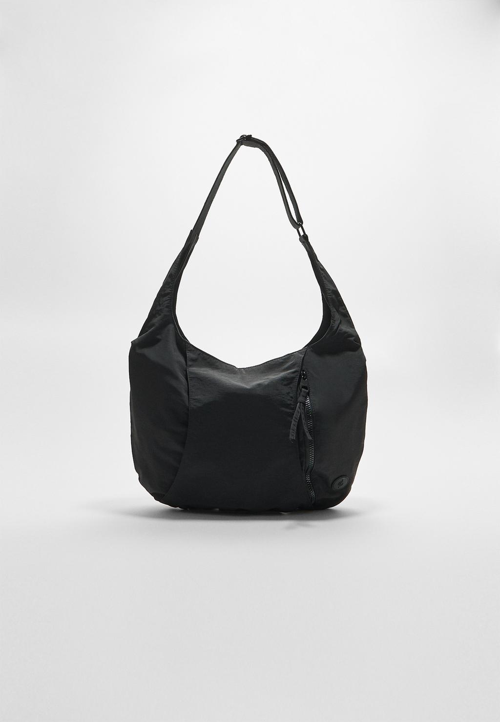 Fabric moon shoulder bag