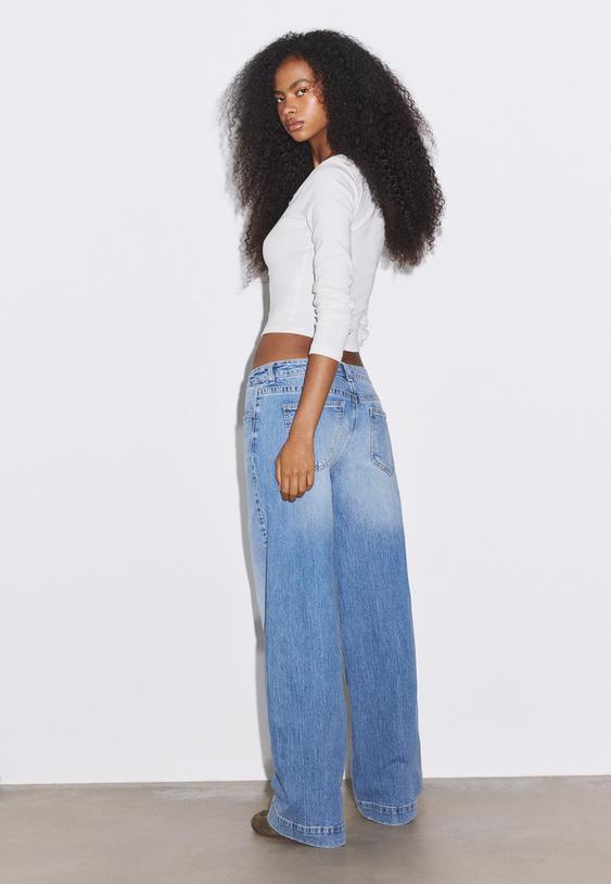 jeans straight low rise