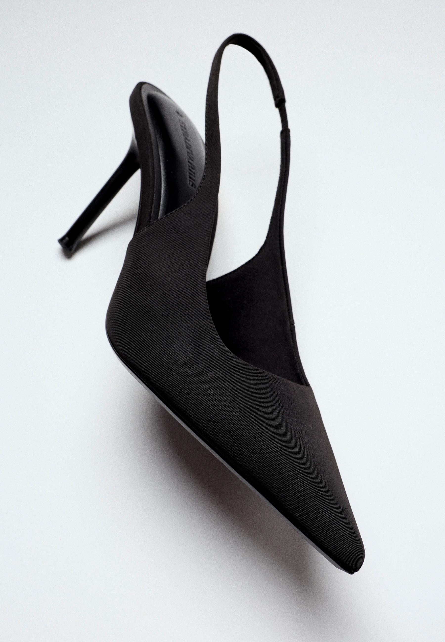 Basic slingback heels — BLACK