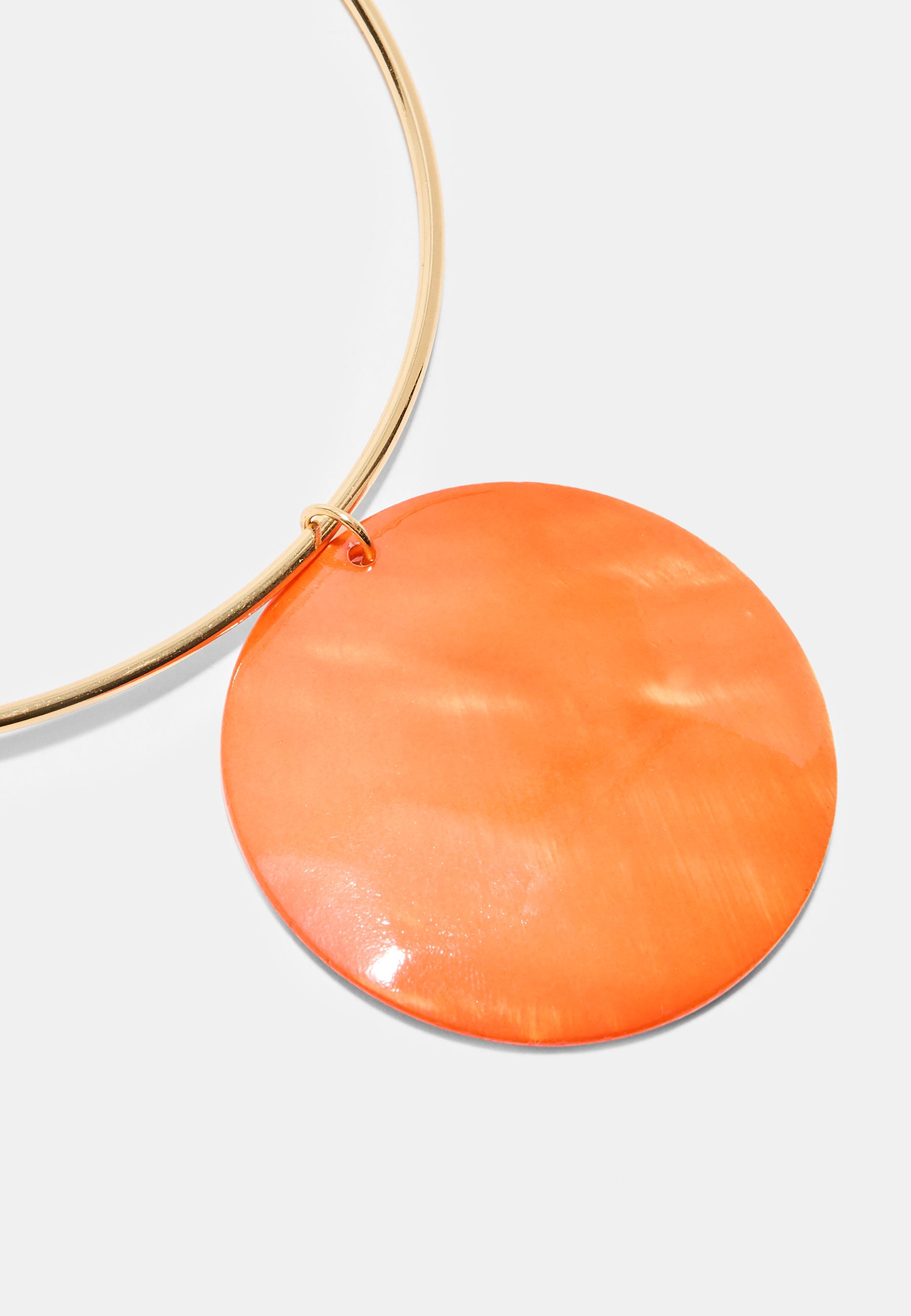 Sedef görünümlü choker kolye - Görsel 2