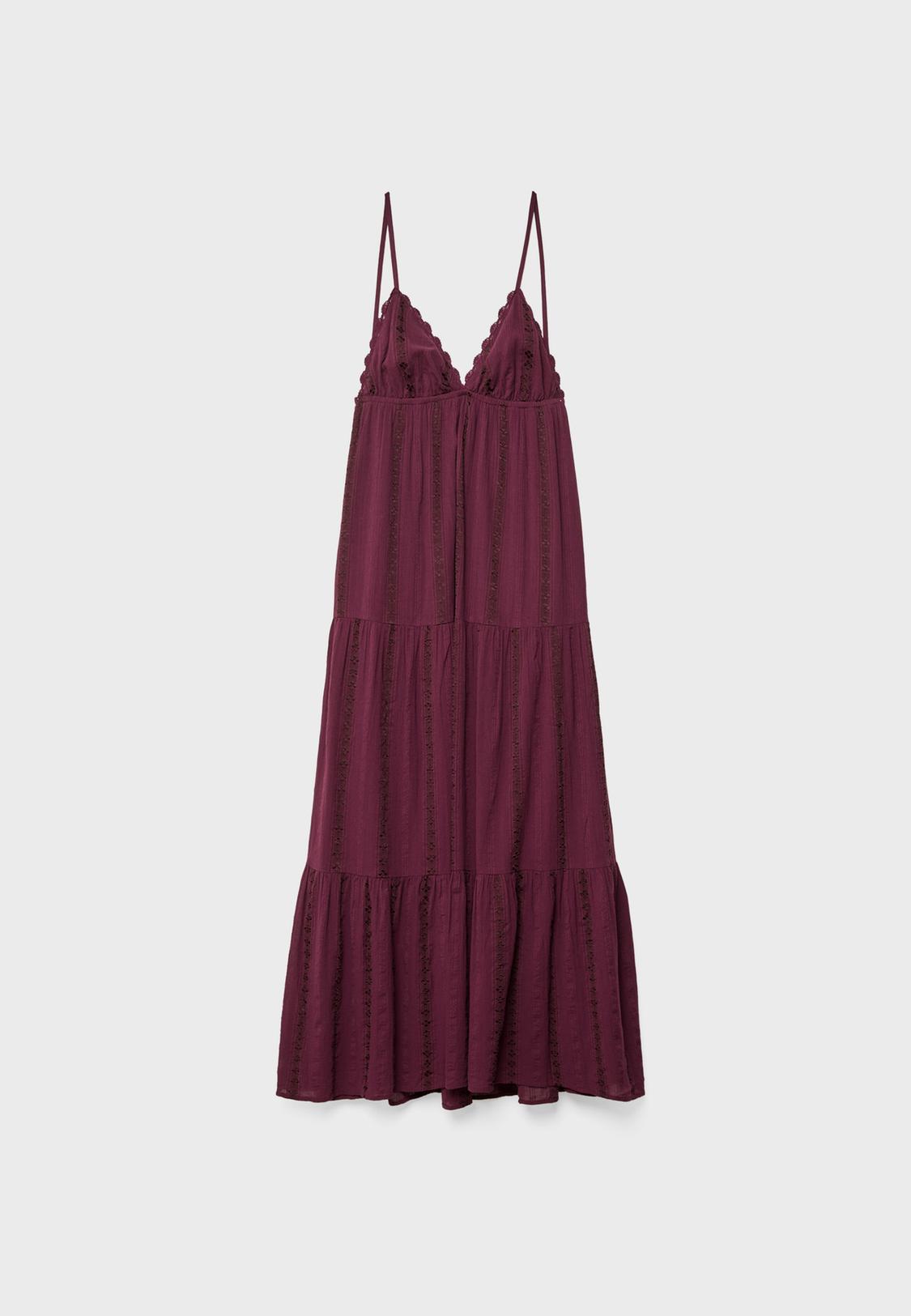 princess polly baby blue dress Sexy Burgundy Dress - Long Sleeve Dress - Backless Dress - $34.00