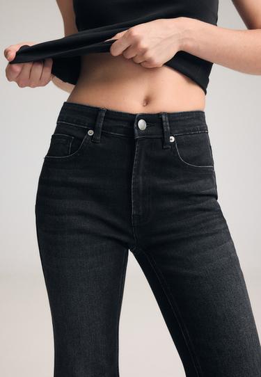 D78 Cropped bell bottom jeans — LIGHT BLEACH 6