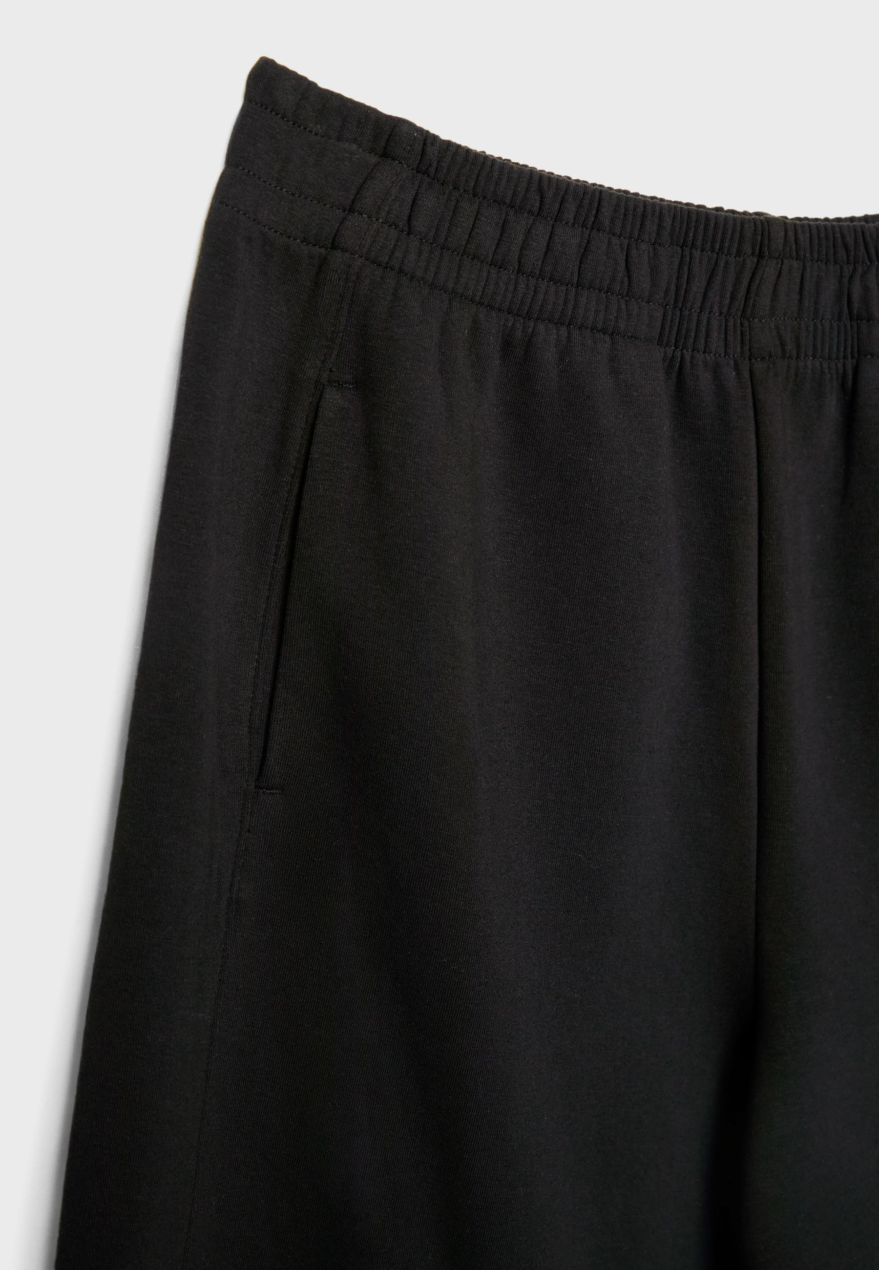 Barrel jogger trousers — Black