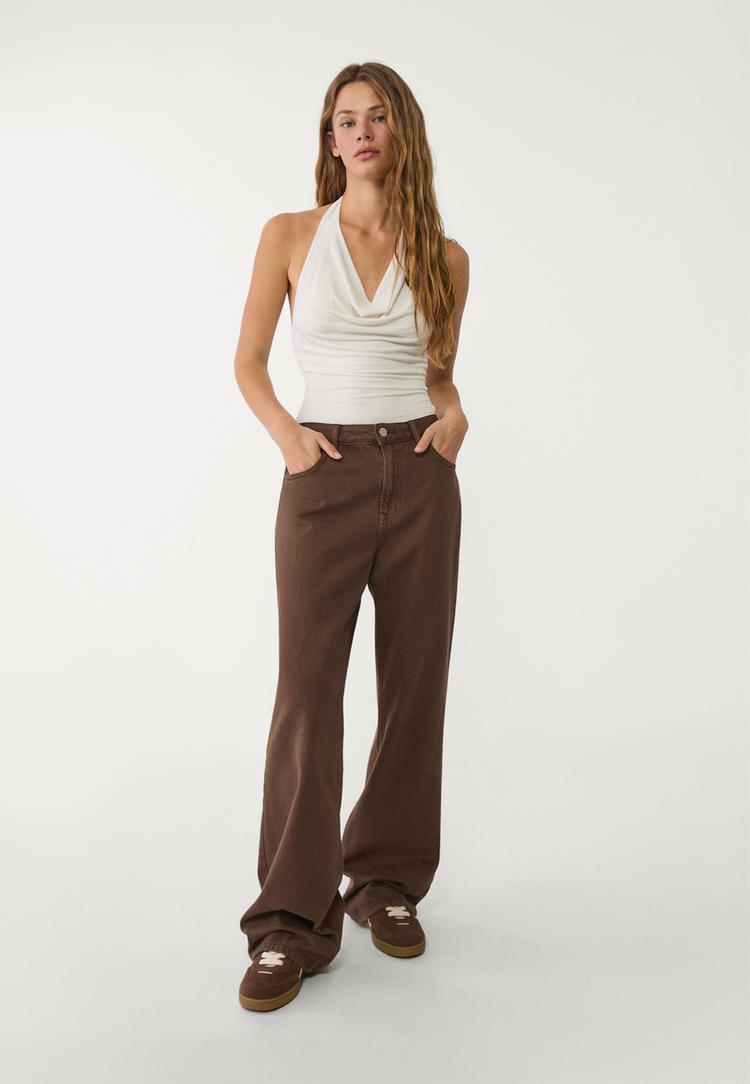 draped bodysuit