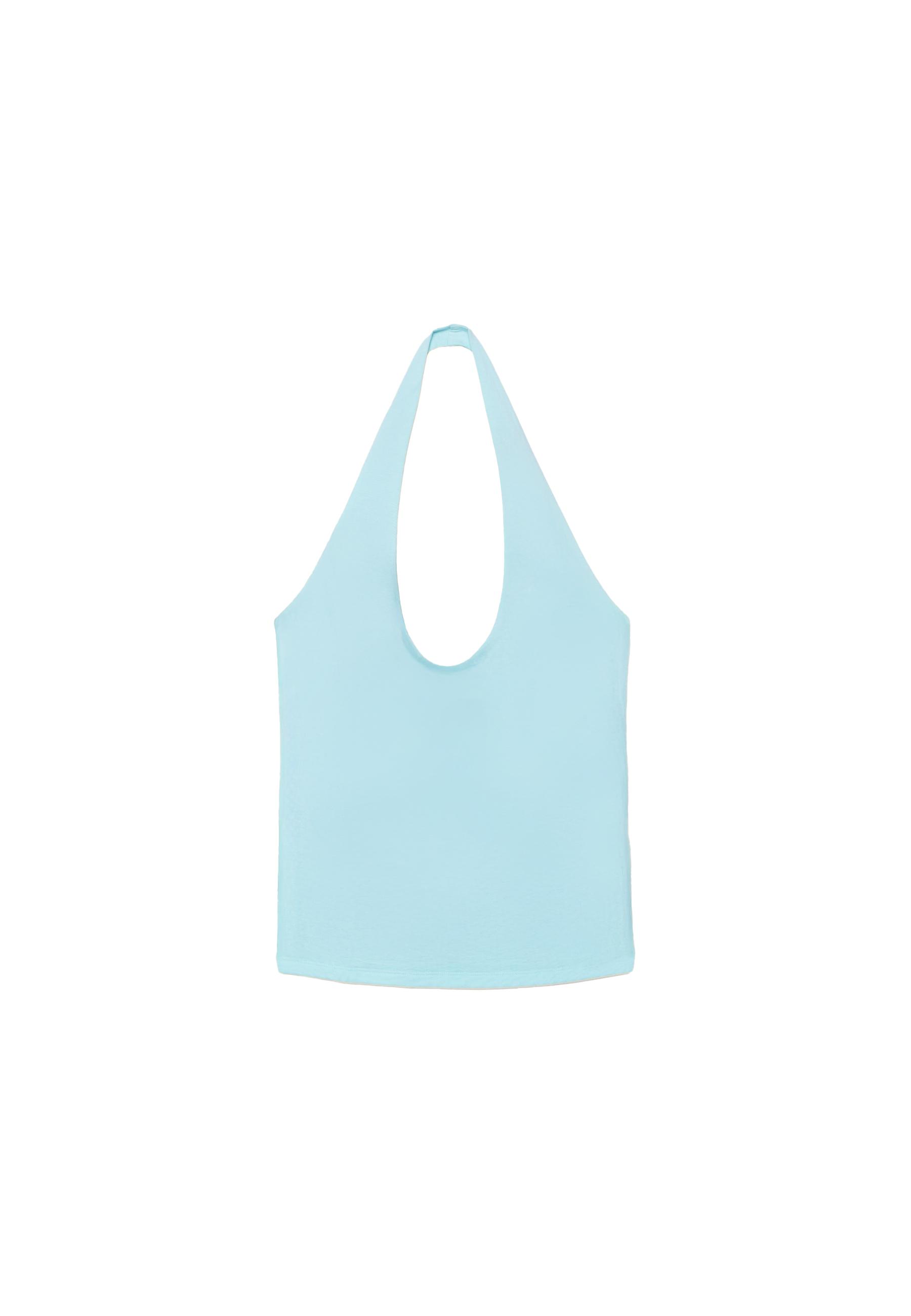 Basic halter top — Turquoise