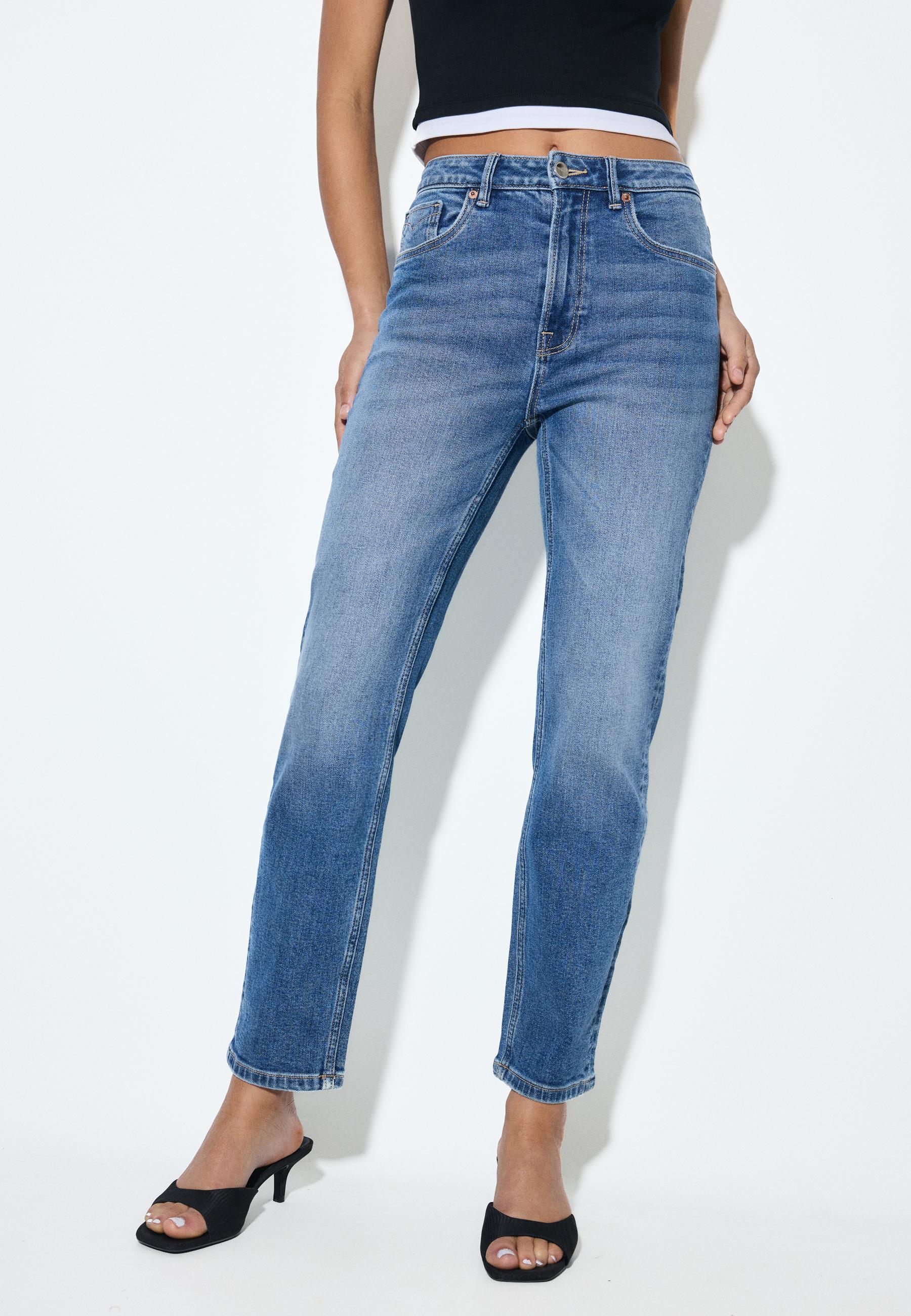 D14 Jeans comfort slim — MEDIUM LIGHT BLUE DENIM
