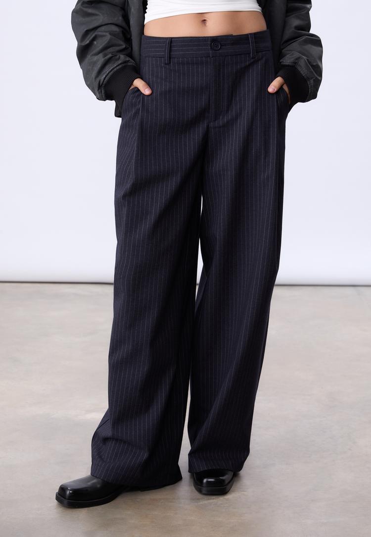 pantalon vestir pinza rayas