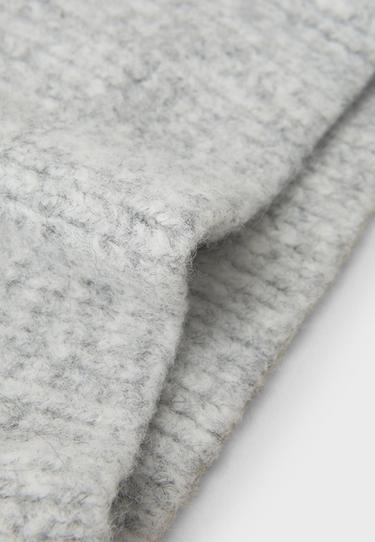 Basic beanie without turn-up — Grey melange 6