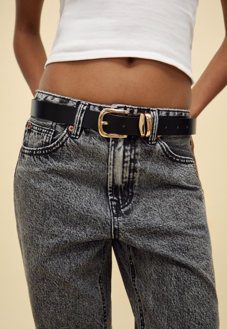 basic double ring belt