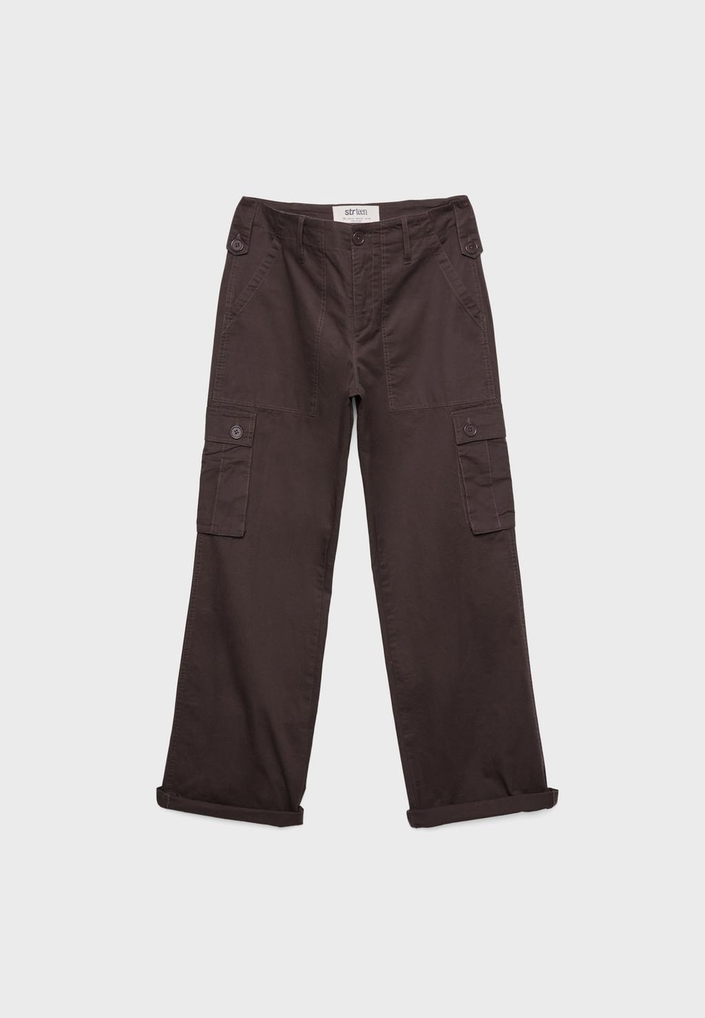 Straight fit cargo trousers
