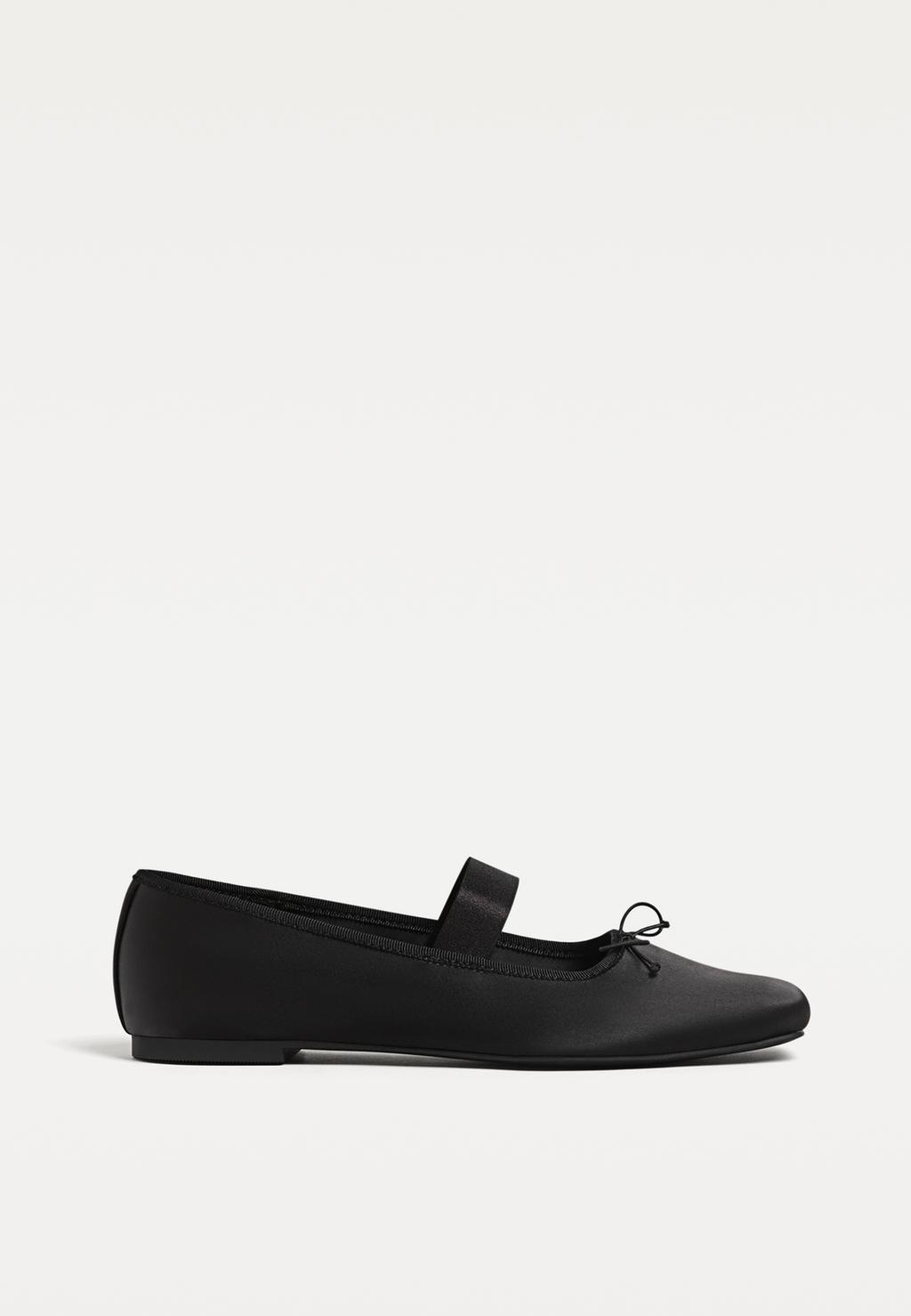 Sateen ballerinas