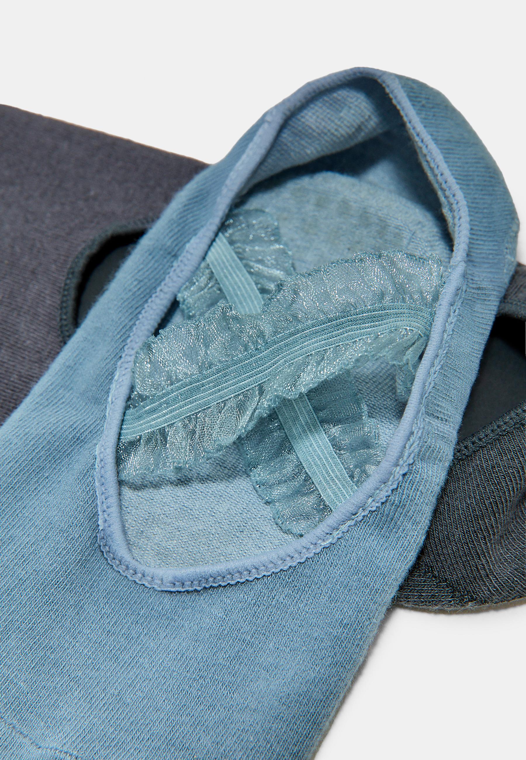Non-slip sport socks — Blue