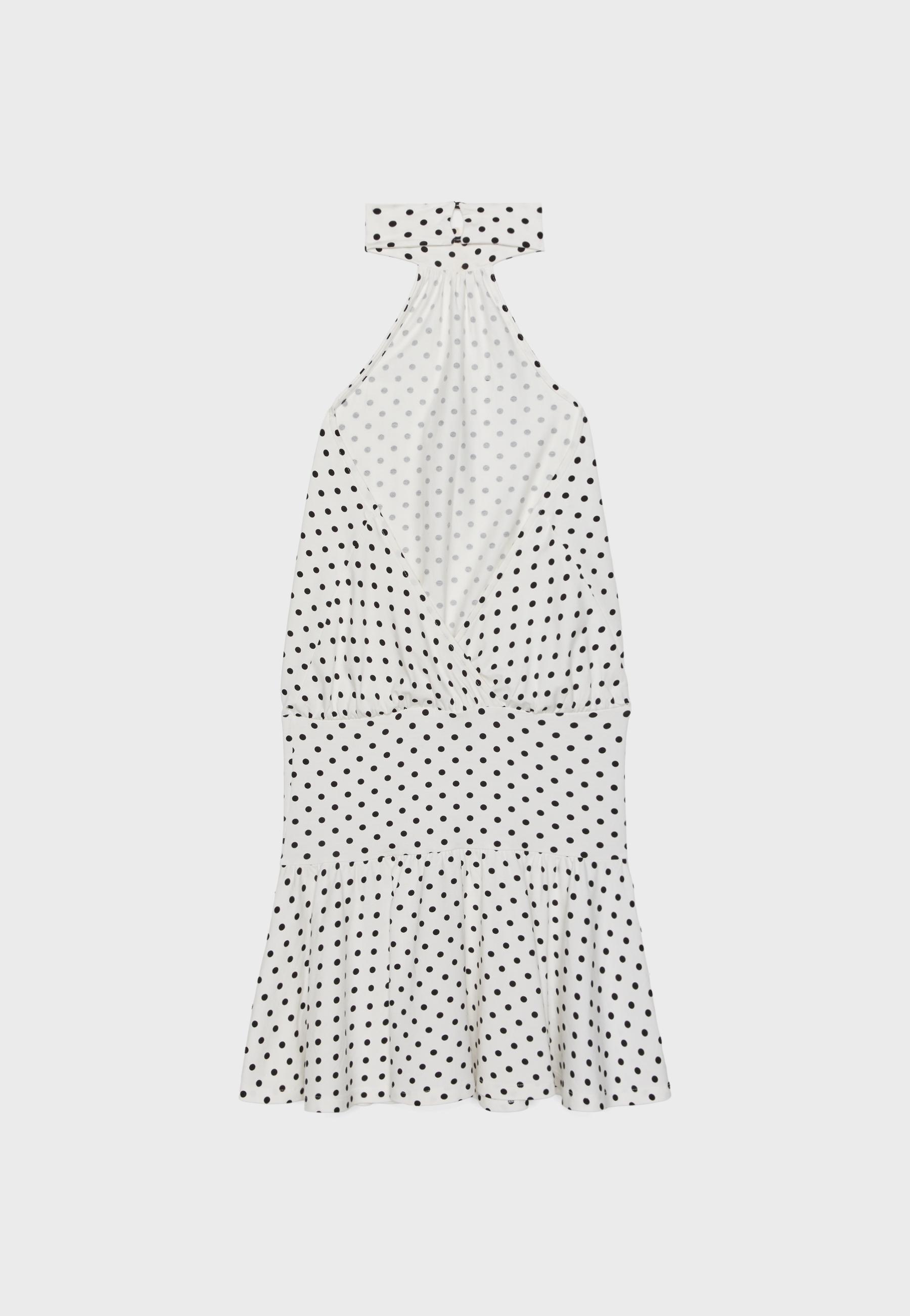 Halter dress — GREY DENIM WASH
