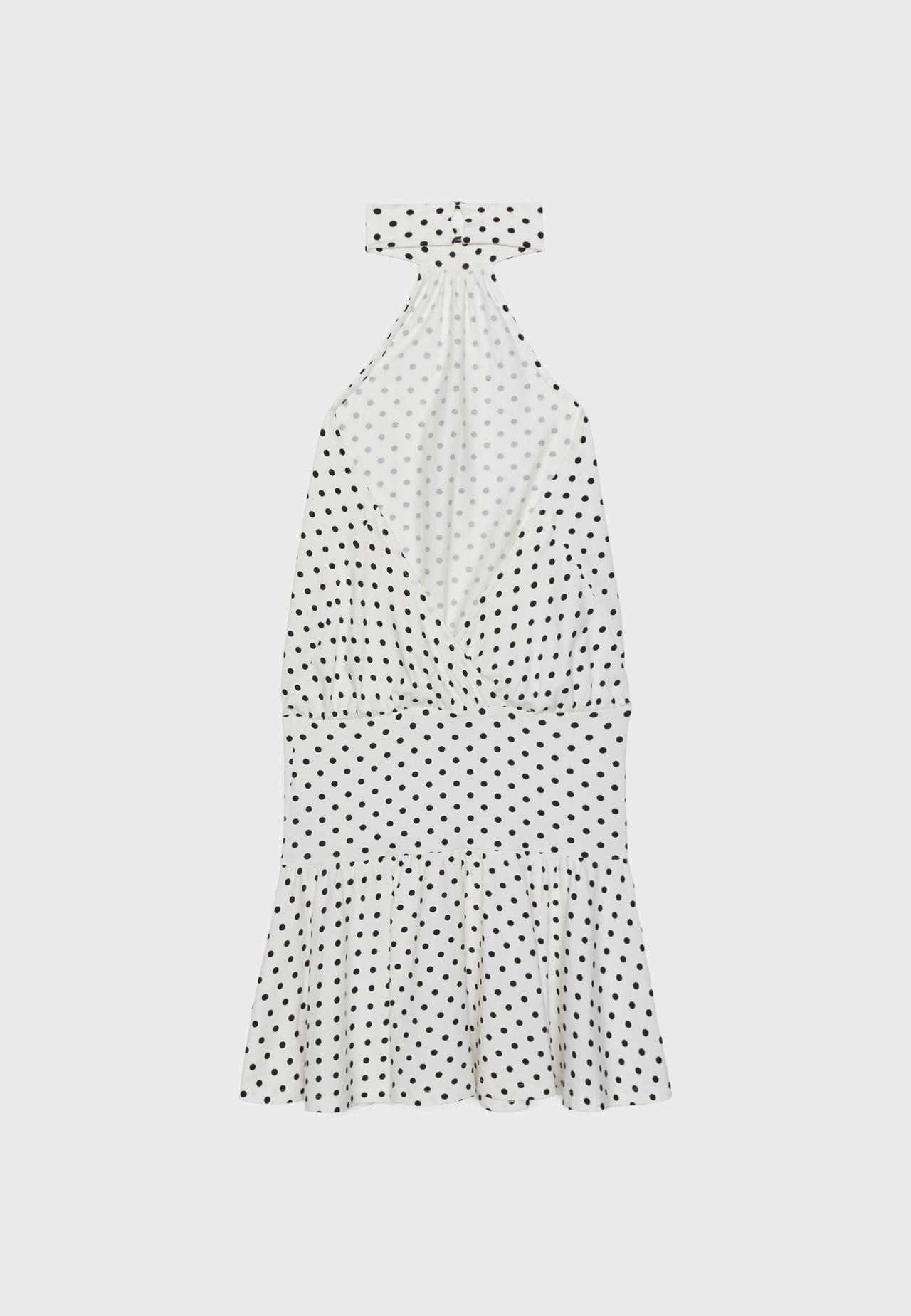 Halter dress — GREY DENIM WASH