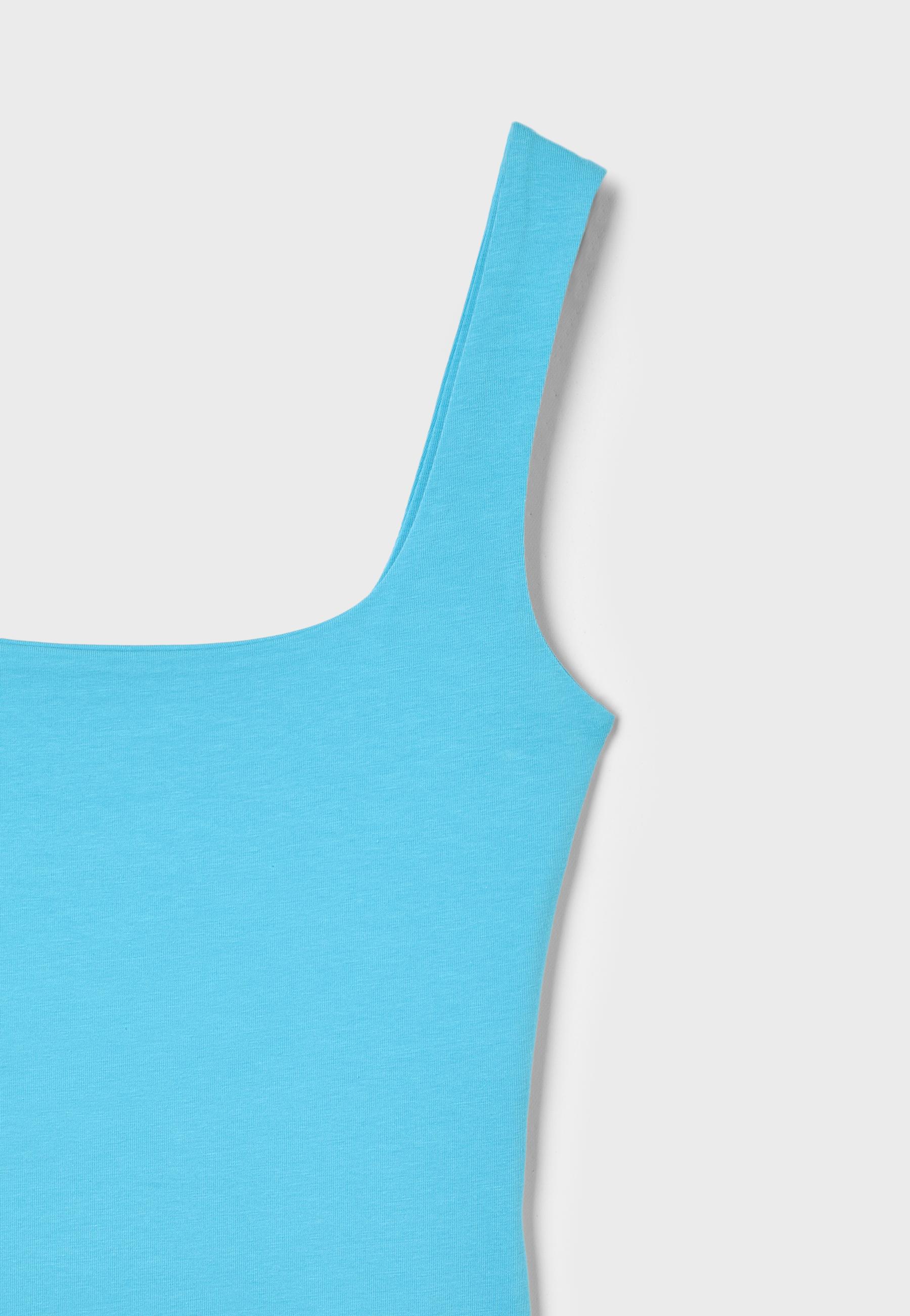 Wide strap top — Turquoise