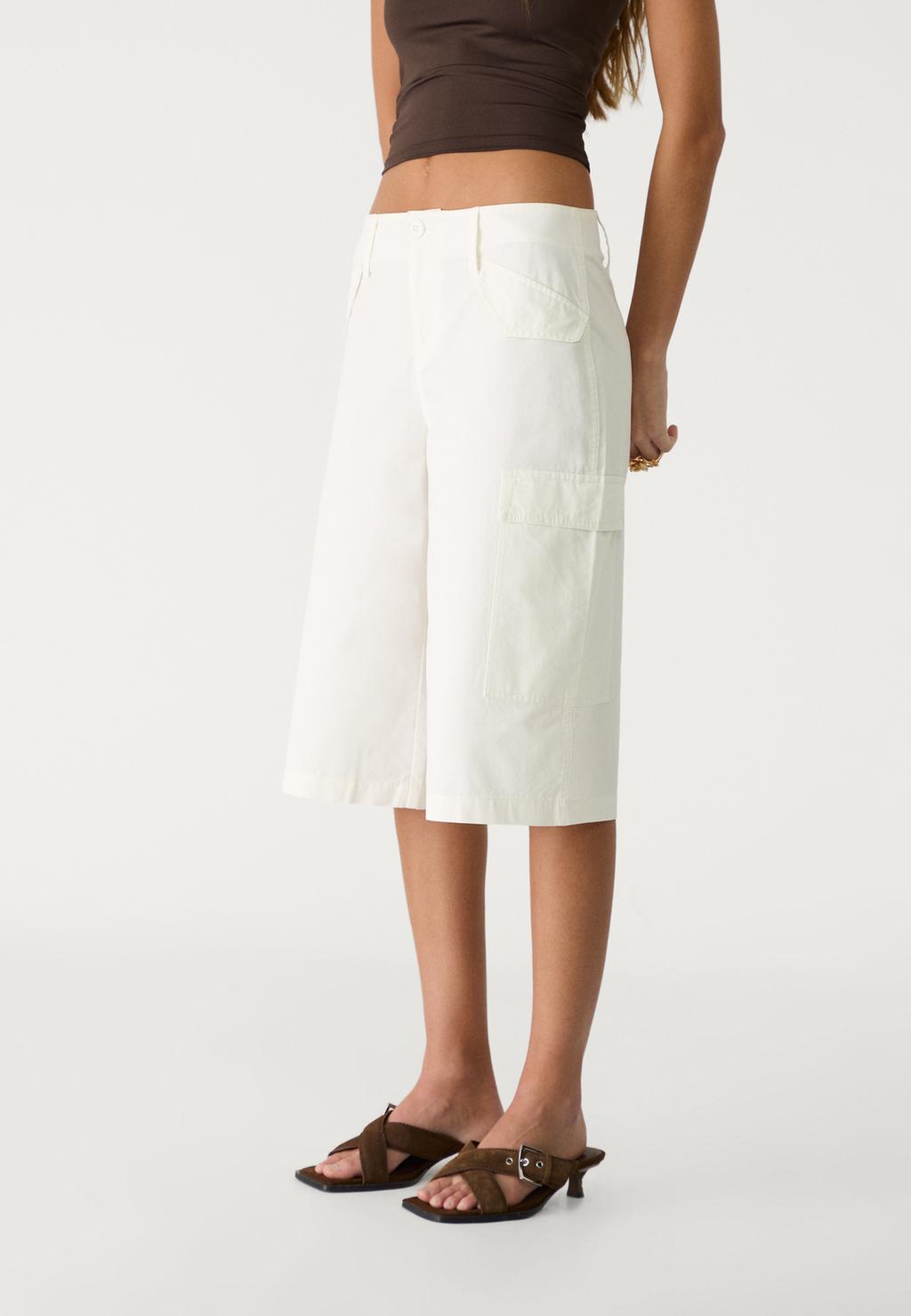 Cargo-Bermuda mit Taschen