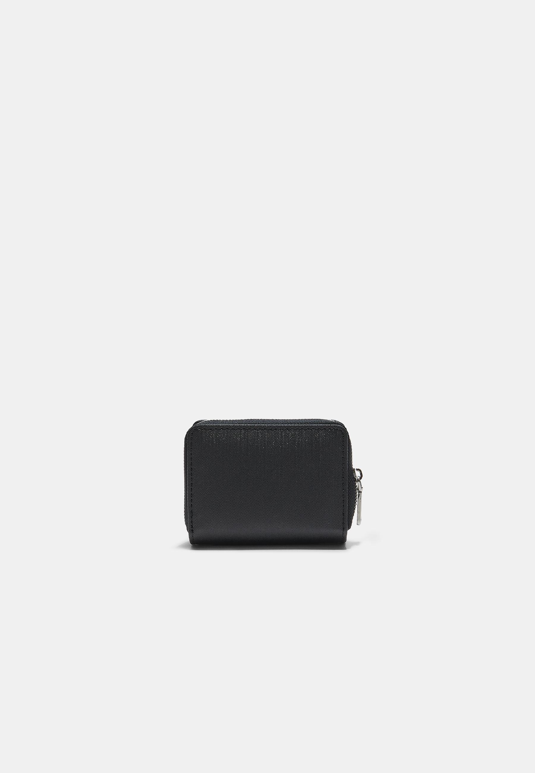 Shimmery rectangular purse — Black