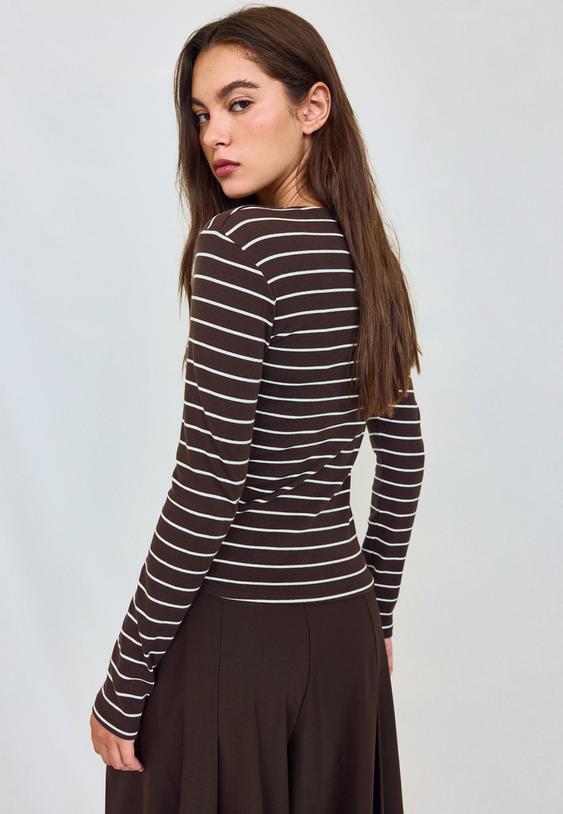 basic tshirt met lange mouw