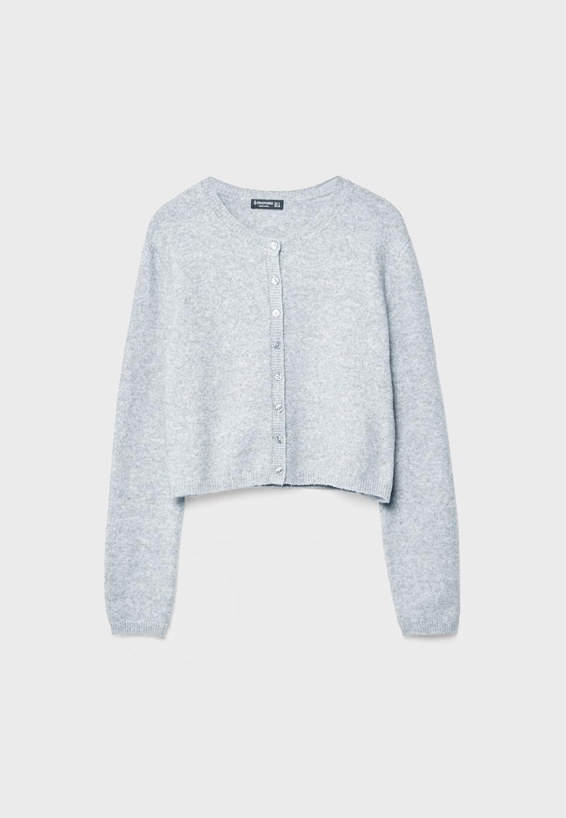 Zara Chaquetas De Punto Mujer Stradivarius Chaqueta Punto Botones