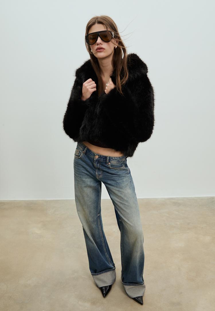 faux fur jacket