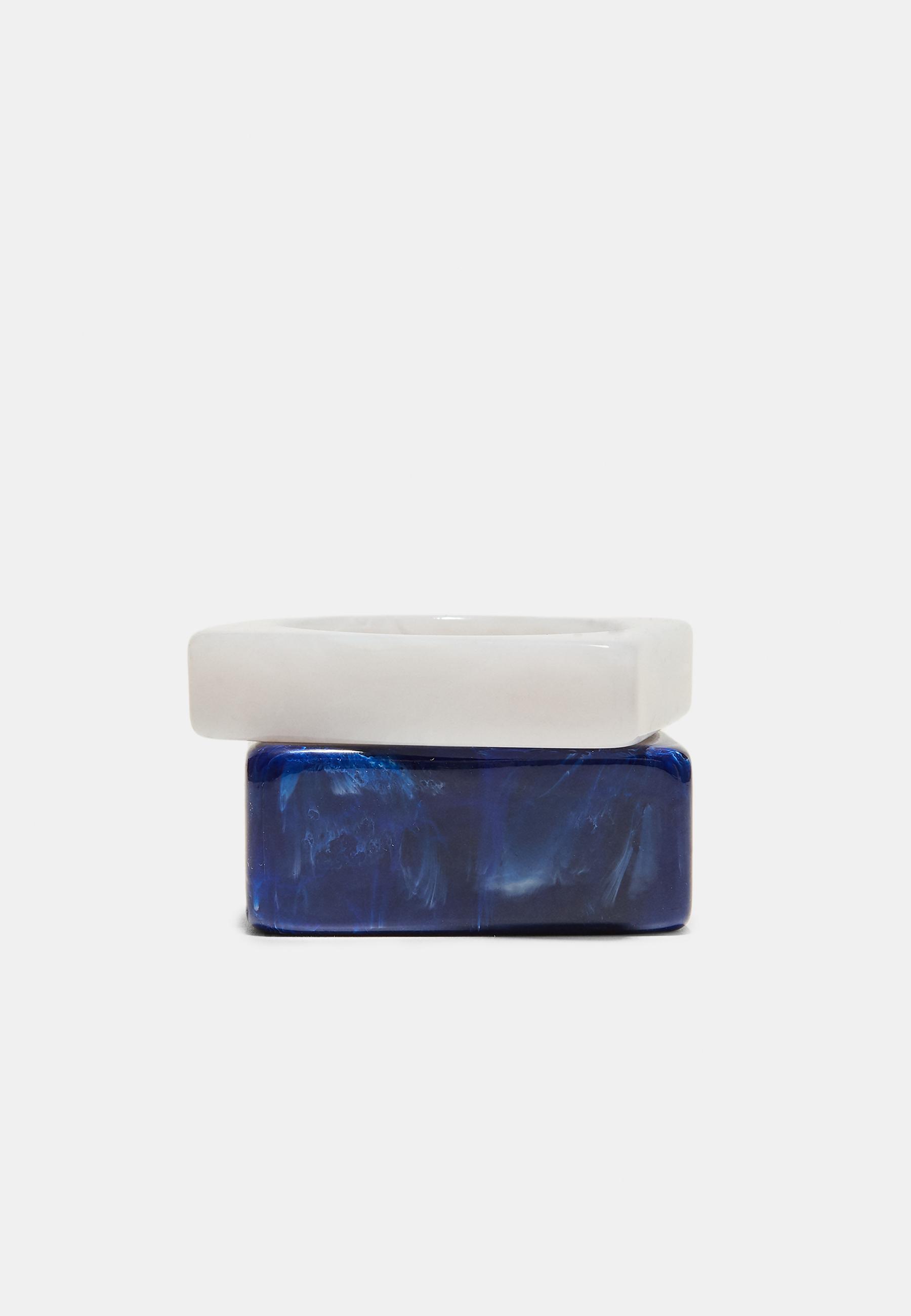 Set of 2 square bracelets — Blue
