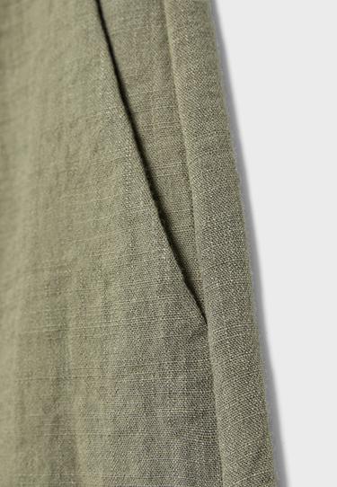 Rustic smart shorts — Khaki 9