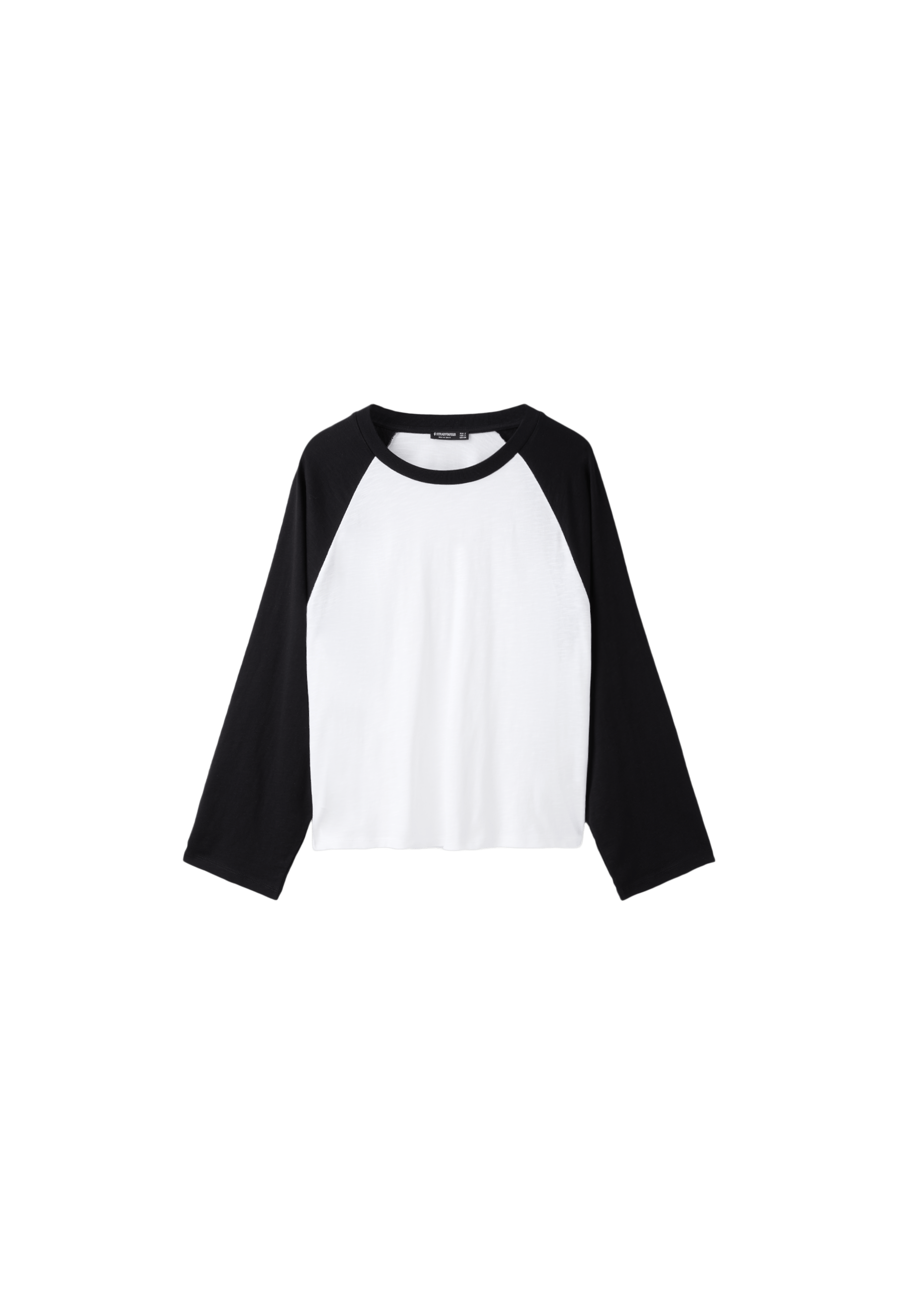 Oversize baseball T-shirt — Black