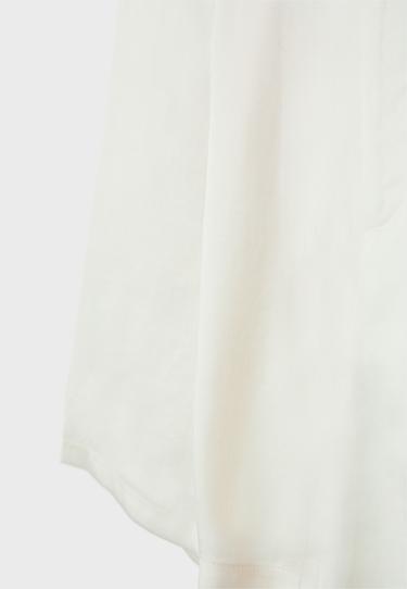 Flowing shorts with belt — Ecru 9