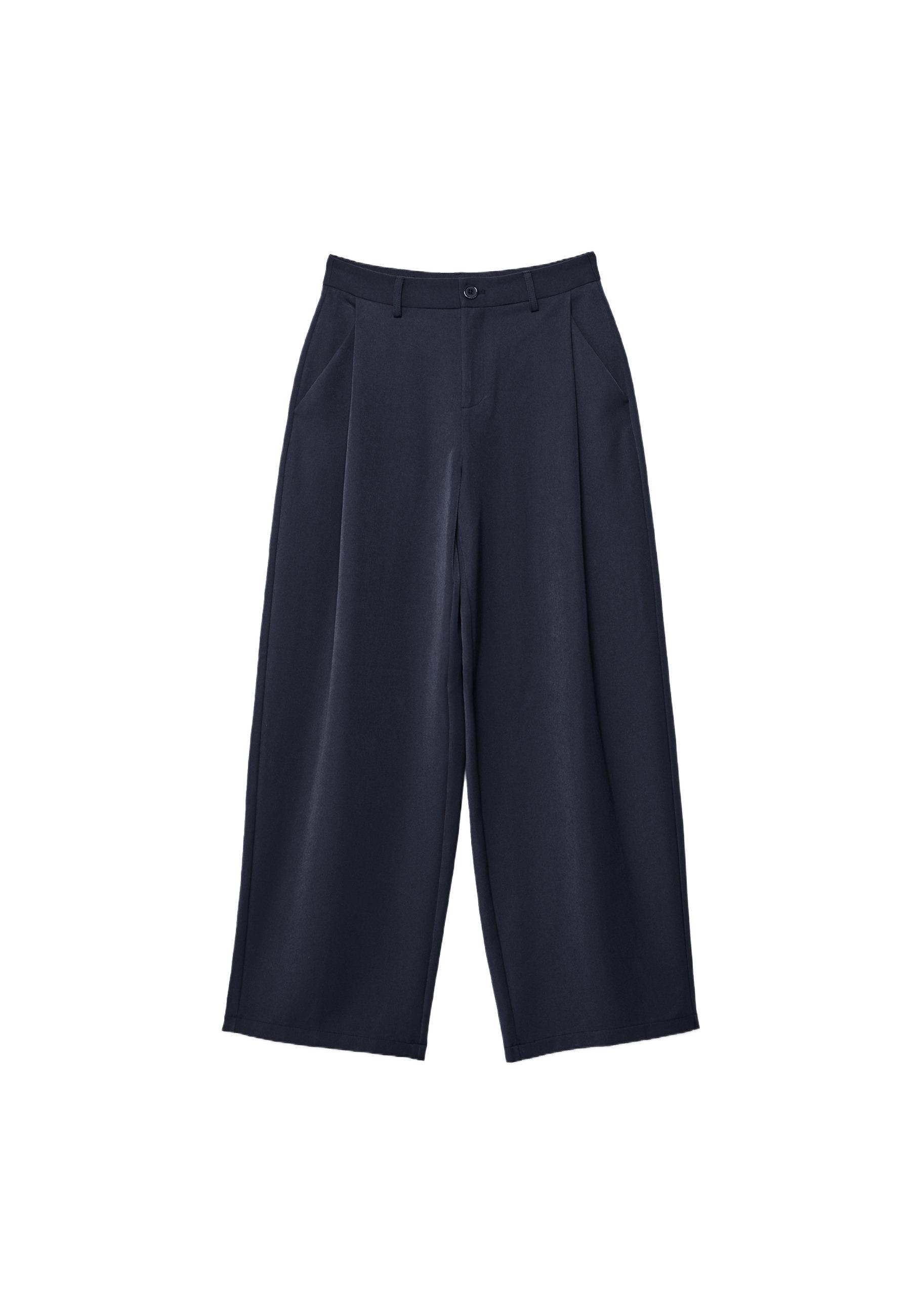 Barrel smart trousers with darts