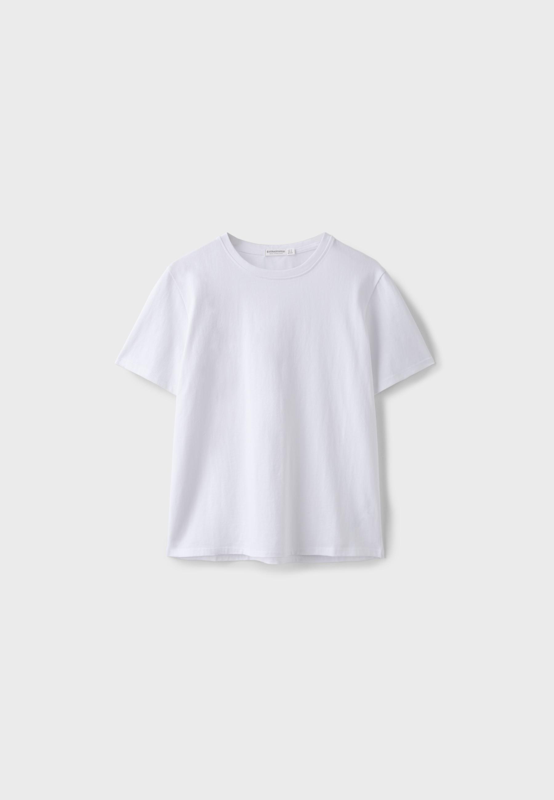 Short sleeve T-shirt — Ecru