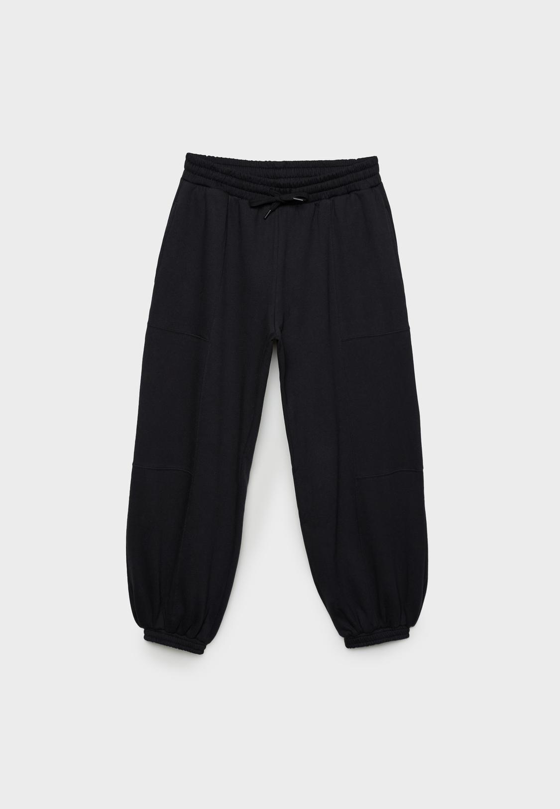 Tracksuit Bottoms Stradivarius Jogger Gris Ballon Jogging Gris