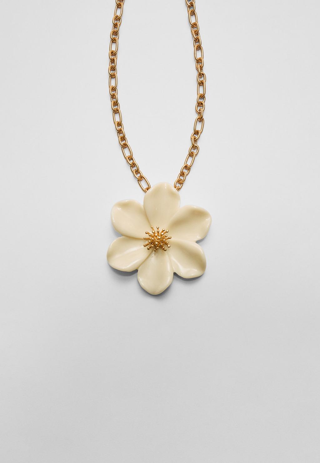 Collier grande fleur